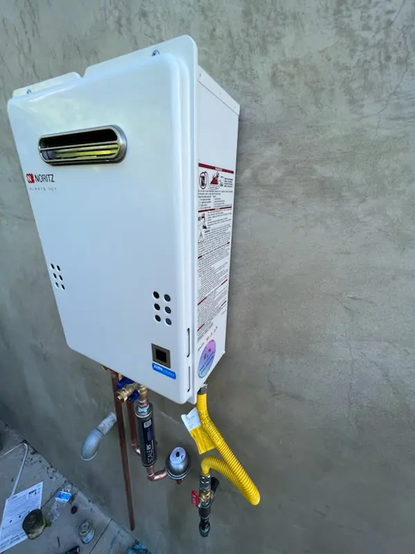 Tankless water heater installation for Post Corner homes